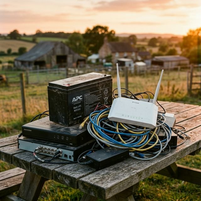 Traditional WiFi CCTV System Setup - Expensive Complex Wired Camera Installation
