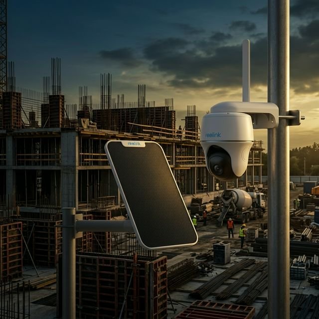 4G Security Camera for Construction Site Monitoring Pakistan - Reolink Go PT Plus